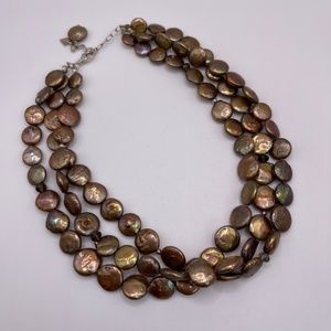 Silpada Sterling Silver Pearl Necklace